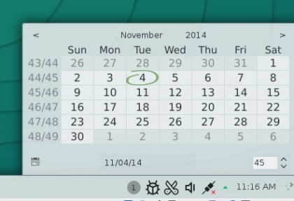opensuse-calender